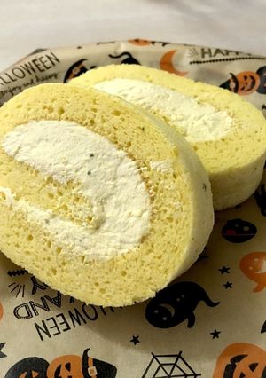 ☆かぼちゃのしっとりロールケーキ☆-レシピのメイン写真