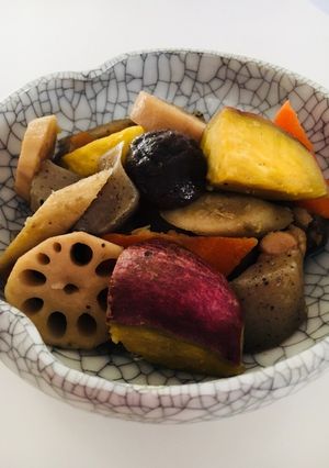 煮崩れにくい⁉︎さつまいも入り筑前煮-レシピのメイン写真