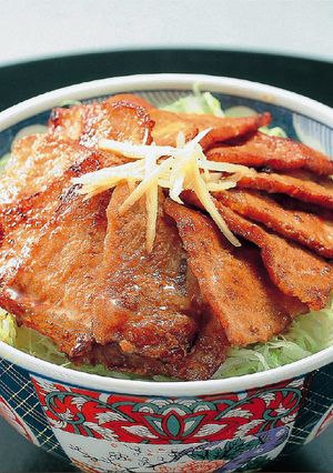 豚の生姜焼き丼-レシピのメイン写真