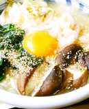 秋冬ベジのバタ—ソテーのっけ！海老塩麺