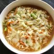 お餅とチーズであったかラーメン♪