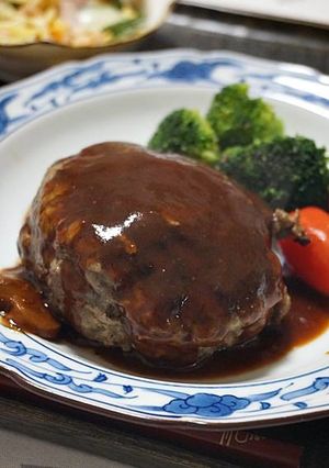 牛細切れでハンバーグ-レシピのメイン写真