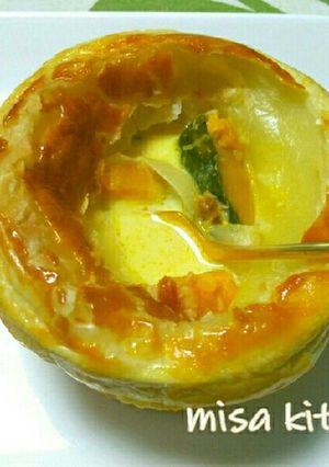 パンプキンポットパイスープ-レシピのメイン写真