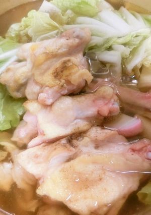 骨付き鶏肉の寄せ鍋　簡単に臭みなし！-レシピのメイン写真