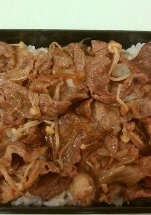 高校生男子！のっけてどんぶり弁当！②-レシピのメイン写真