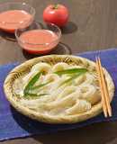 トマトつけ麺（白石温麺・うーめん）
