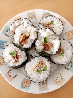 豚しぐれ煮きゅうりマヨ海苔巻き❤弁当にも-レシピのメイン写真