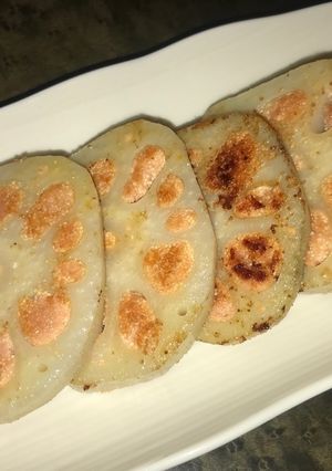 おつまみにも！サクサク蓮根の明太子詰め-レシピのメイン写真