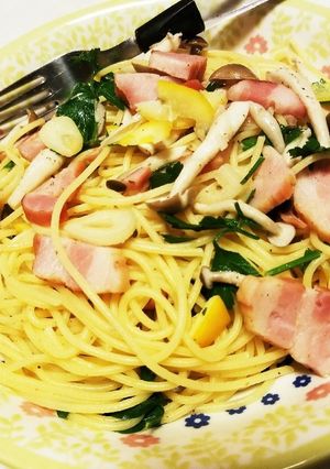 塩レモンペペロンチーノ-レシピのメイン写真