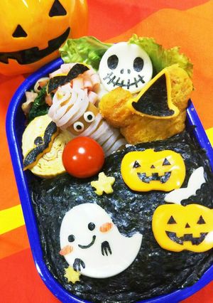 開けて嬉しい♪ハロウィンキャラ弁-レシピのメイン写真