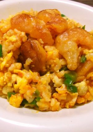 簡単　エビチリ炒飯-レシピのメイン写真