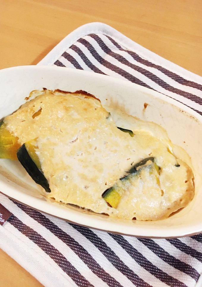 ★かぼちゃの肉みそマヨ焼き★-レシピのメイン写真