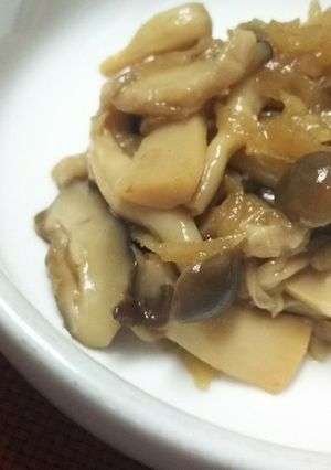 ご飯が進む～切り干し大根ときのこの煮物-レシピのメイン写真