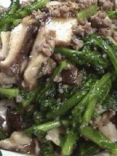 大根菜と豚ひき肉の炒め物-レシピのメイン写真