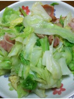 ベーコンとキャベツ炒め-レシピのメイン写真