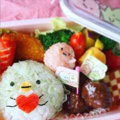 รูปของ キャラ弁 すみっコぐらし ぺんぎん？
