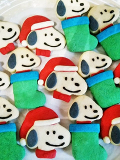 可愛いクッキー☆クリスマススヌーピー-レシピのメイン写真