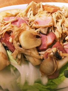 白菜サラダのホットドレッシング-レシピのメイン写真