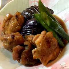 簡単♪茄子と鶏肉の煮物-レシピのメイン写真