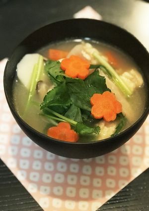 優しいお味のけんちん汁ෆ-レシピのメイン写真