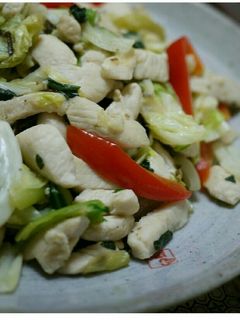 鶏むね肉炒めの方法-レシピのメイン写真