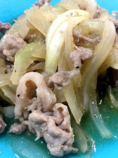 細切れ豚肉と玉ねぎの生姜焼き-レシピのメイン写真