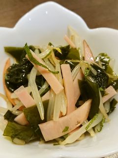 もやしとハムのナムル風和えもの-レシピのメイン写真