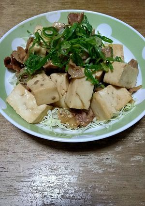 豚肉豆腐-レシピのメイン写真