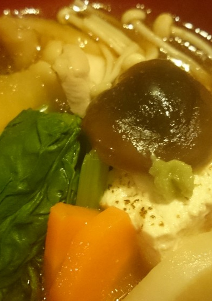 あたたまる♪鶏肉つるり治部煮風椀-レシピのメイン写真