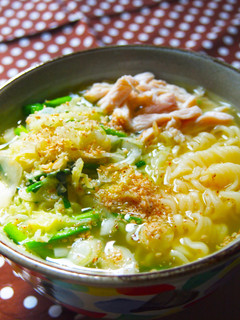 サッポロ一番塩らーめんで野菜のせとろみ麺-レシピのメイン写真