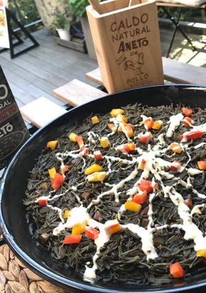 ハロウィン★イカ墨のパスタパエリア-レシピのメイン写真