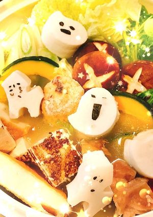 膨らむ！びっくりおばけのハロウィン鍋！-レシピのメイン写真