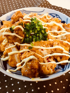 唐揚げとキムチの親子丼-レシピのメイン写真