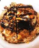 牛ミンチのお好み焼き【府中焼風】