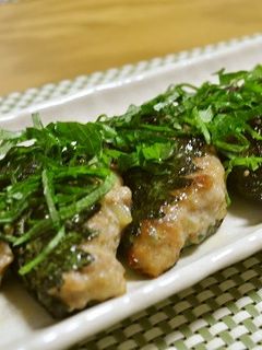 つくねバーグ青じそ巻き-レシピのメイン写真