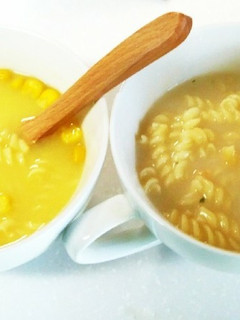 手軽にもう1品♪簡単あったかスープパスタ-レシピのメイン写真