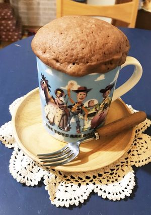 米粉と米油で簡単おやつ☆モコモコ風ケーキ-レシピのメイン写真