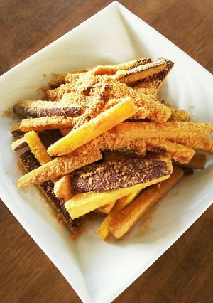 おやつにどうぞ！さつまいものきな粉和え-レシピのメイン写真