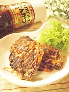 ソースでお手軽!いわしの焼きつみれ-レシピのメイン写真