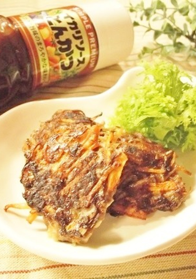 ソースでお手軽！いわしの焼きつみれ-レシピのメイン写真