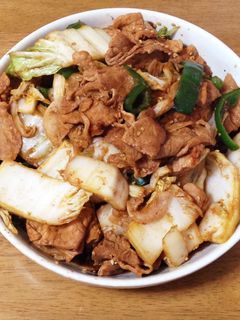 豚肉と白菜の甜麺醤炒め-レシピのメイン写真