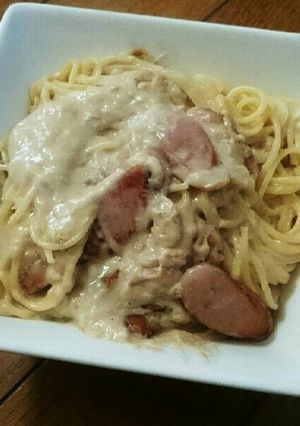 ツナとソーセージのパスタ-レシピのメイン写真