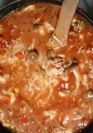 簡単トマト雑炊-レシピのメイン写真