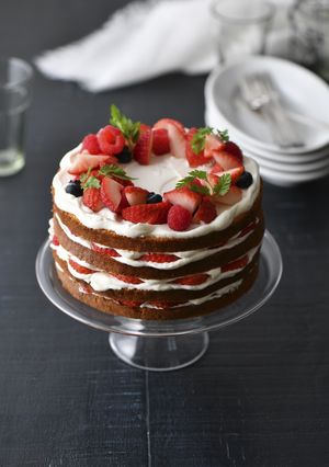 イチゴのネイキッドケーキ-レシピのメイン写真