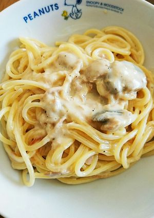 簡単クリームパスタ-レシピのメイン写真