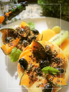 胡麻たっぷり♥黒豆×南瓜×チーズトースト-レシピのメイン写真