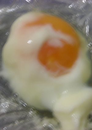 温泉たまご1分-レシピのメイン写真