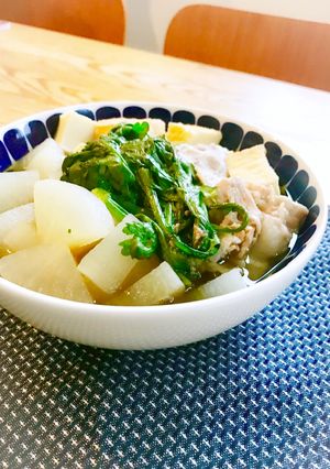 うすくち醤油で。厚揚げと大根の煮もの-レシピのメイン写真