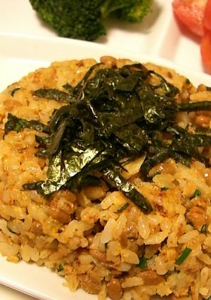 キムチ納豆卵チャーハン-レシピのメイン写真