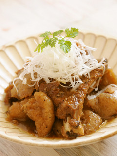 生芋蒟蒻とスペアリブの煮物-レシピのメイン写真